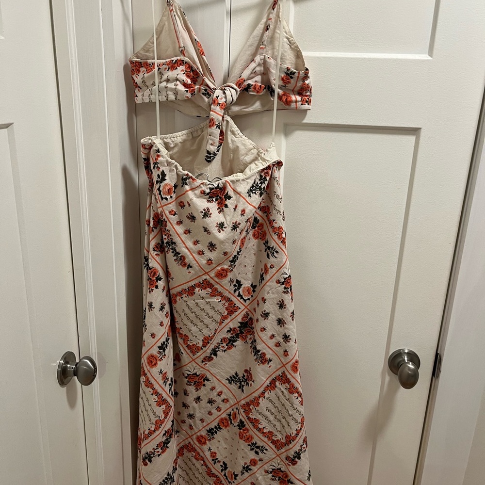Abercrombie & Fitch dress, cutout sides, tie back - Picture 3 of 6